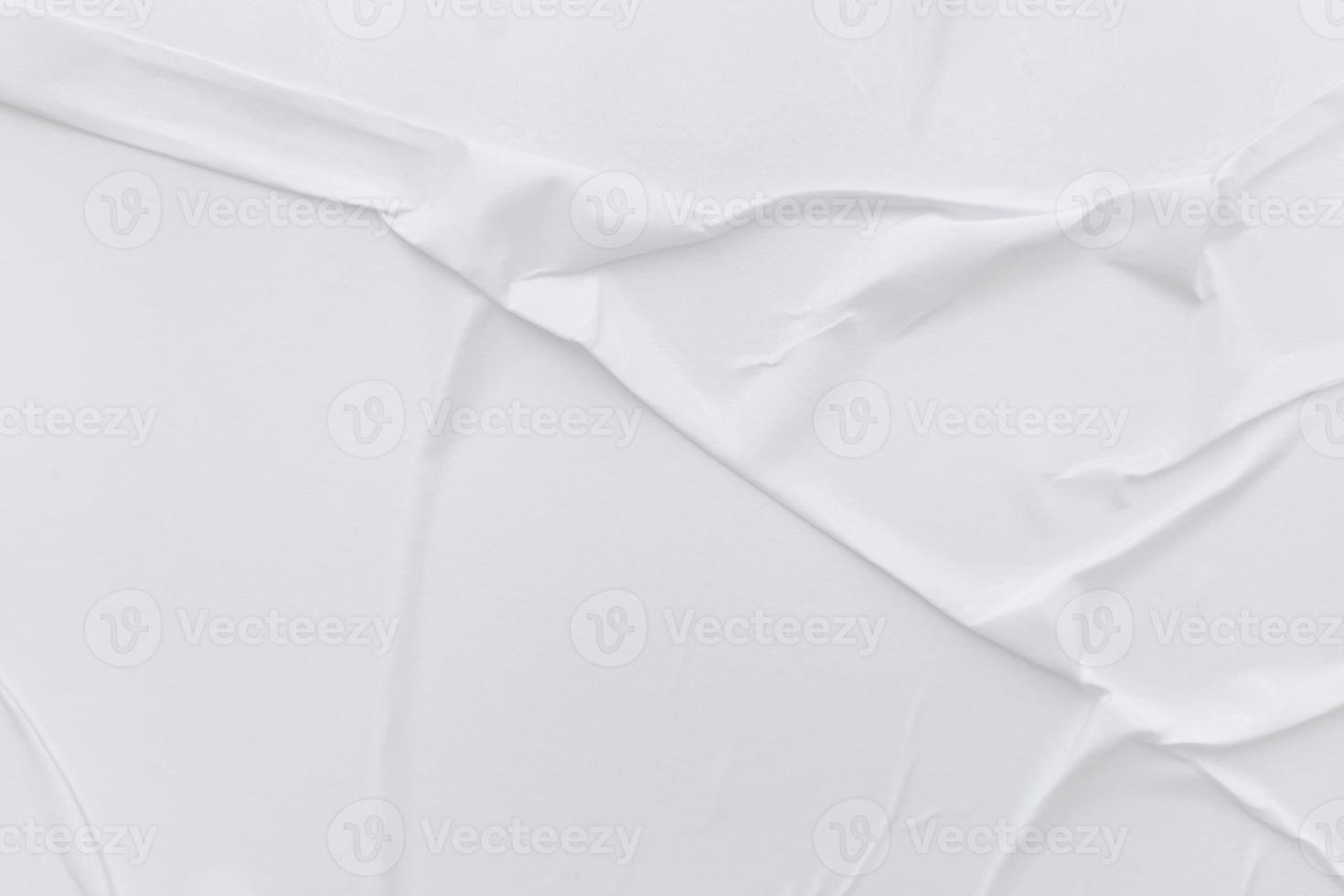 Blank white paper is crumpled texture background. Crumpled paper texture backgrounds for various purposes photo