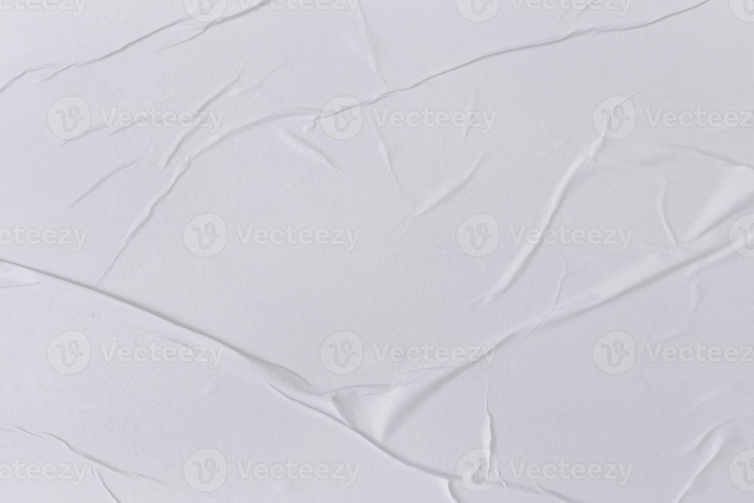 Blank white paper is crumpled texture background. Crumpled paper texture backgrounds for various purposes photo