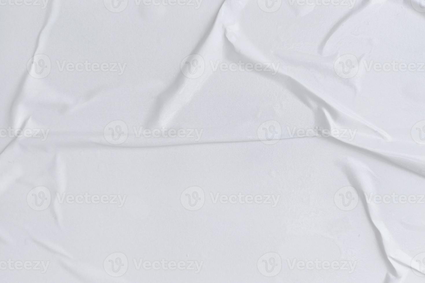 Blank white paper is crumpled texture background. Crumpled paper texture backgrounds for various purposes photo
