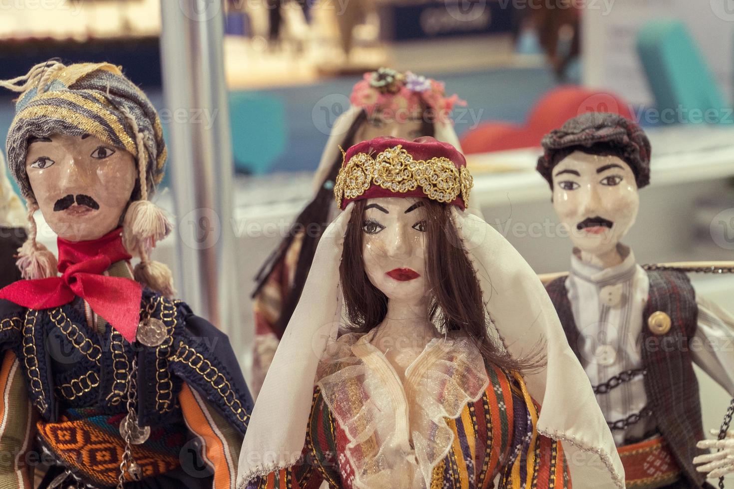The handmade authentic puppet photo