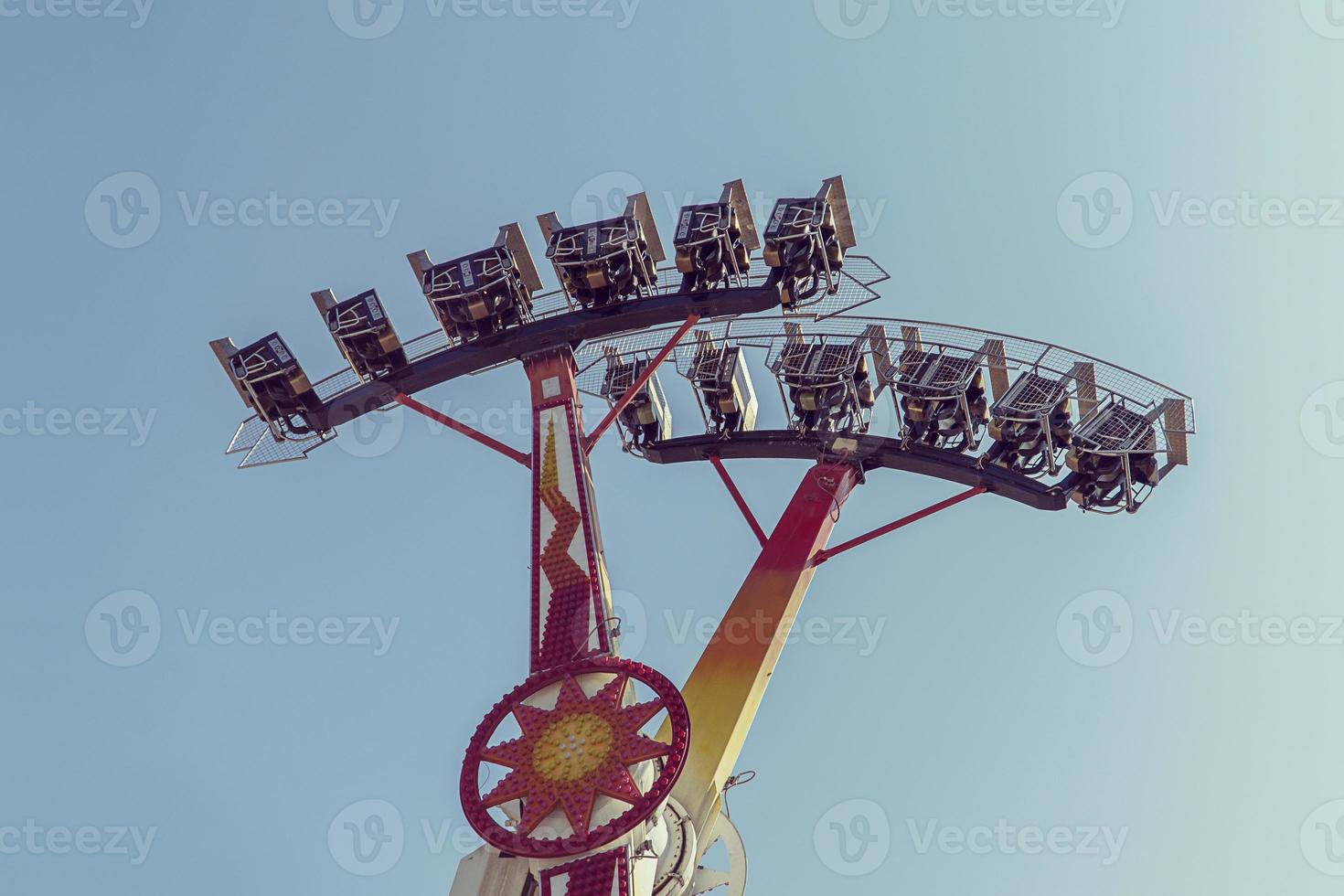 a kamikaze at an amusement park photo
