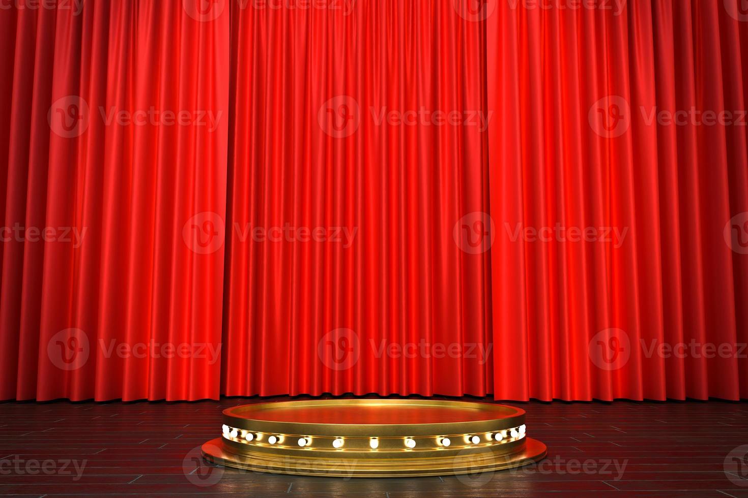 Podium display, Product presentation, Discount sale podium. photo