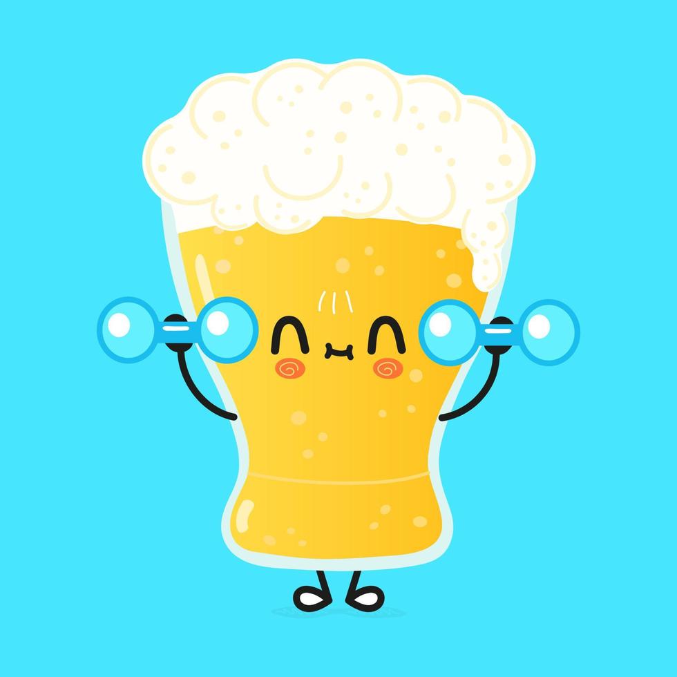 Cute funny glass of beer character with dumbbells. Vector hand drawn cartoon kawaii character illustration icon. Isolated on blue background. Glass of beer character gym concept 8007560 Vector Art at Vecteezy Cute funny glass of beer character with dumbbells. Vector hand drawn cartoon kawaii character illustration icon. Isolated on blue background. Glass of beer character gym concept 8007560 Vector Art at Vecteezy