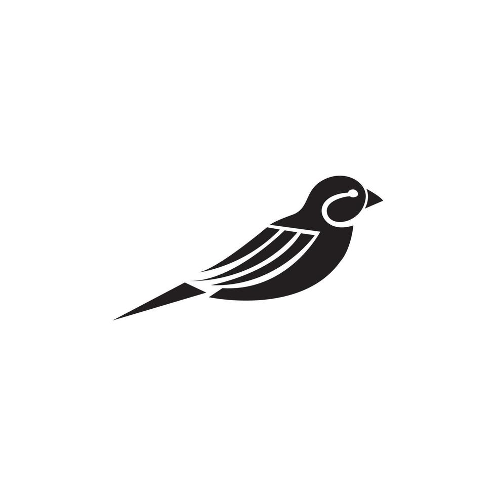 modern shape sparrow bird logo design vector graphic symbol icon illustration creative idea