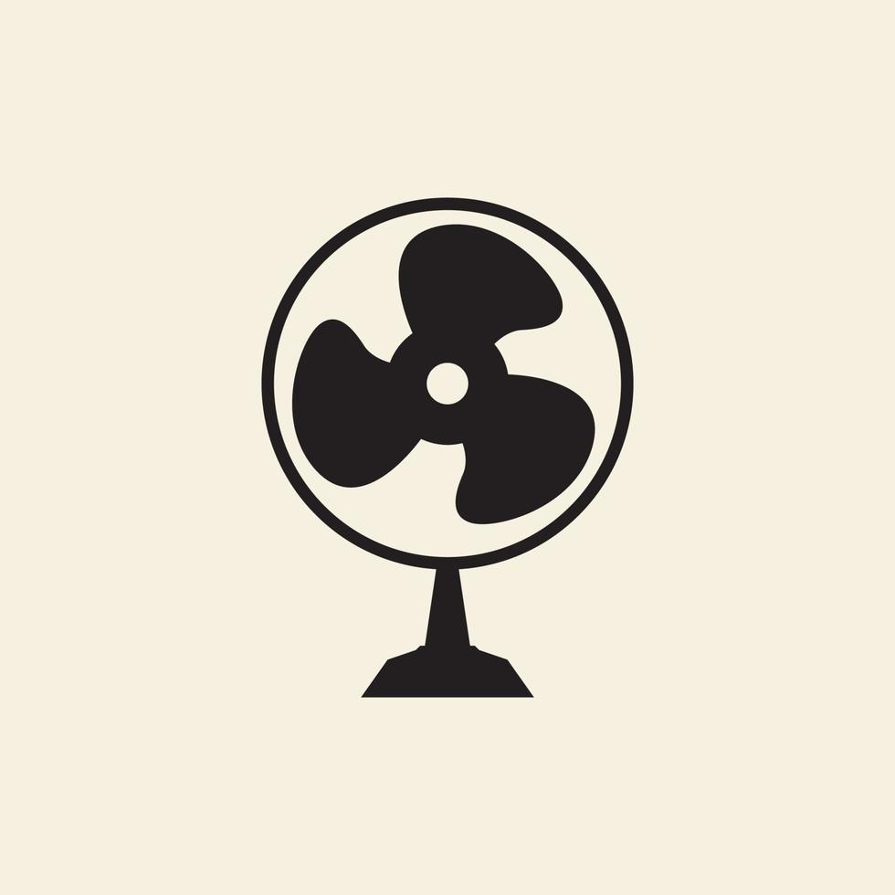 simple fan wind hipster logo design vector graphic symbol icon illustration creative idea