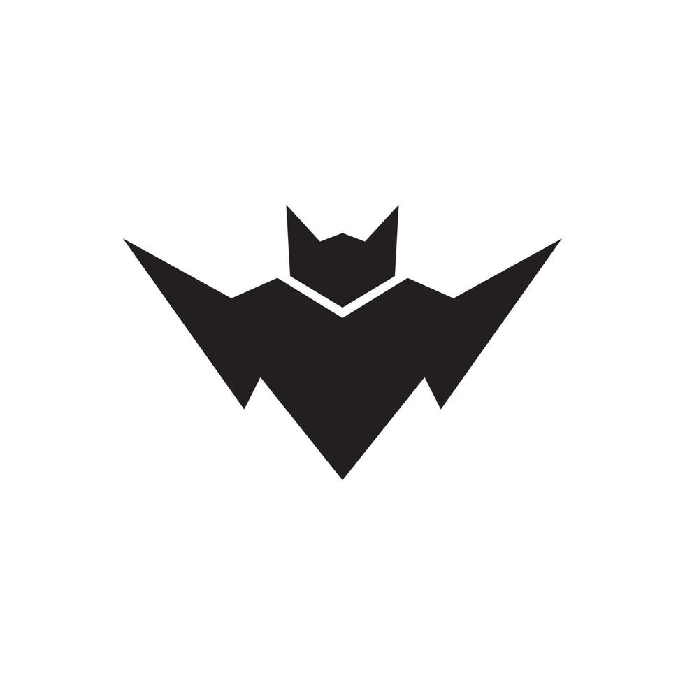 modern shape bat fly simple logo design vector graphic symbol icon illustration creative idea