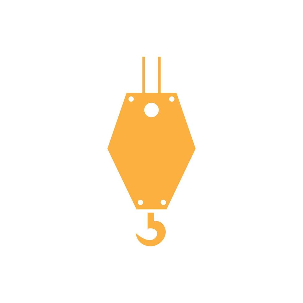 Lifting hook simple modern logo design vector graphic symbol icon illustration creative idea