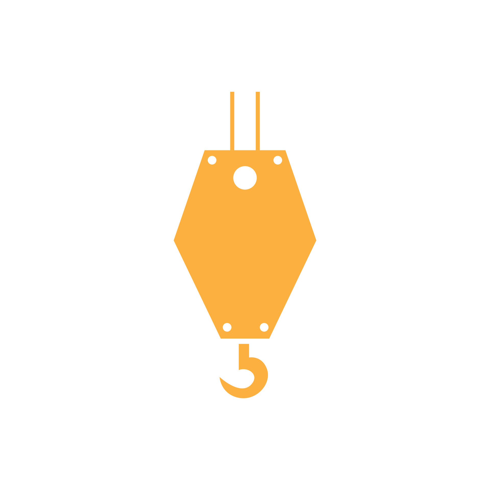 Lifting hook simple modern logo design vector graphic symbol icon