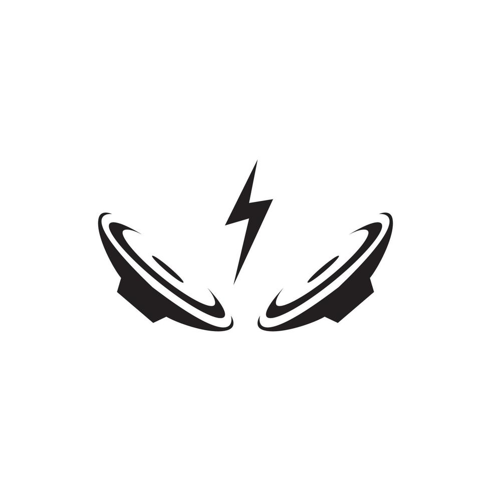 speaker sound battle logo design vector graphic symbol icon illustration creative idea