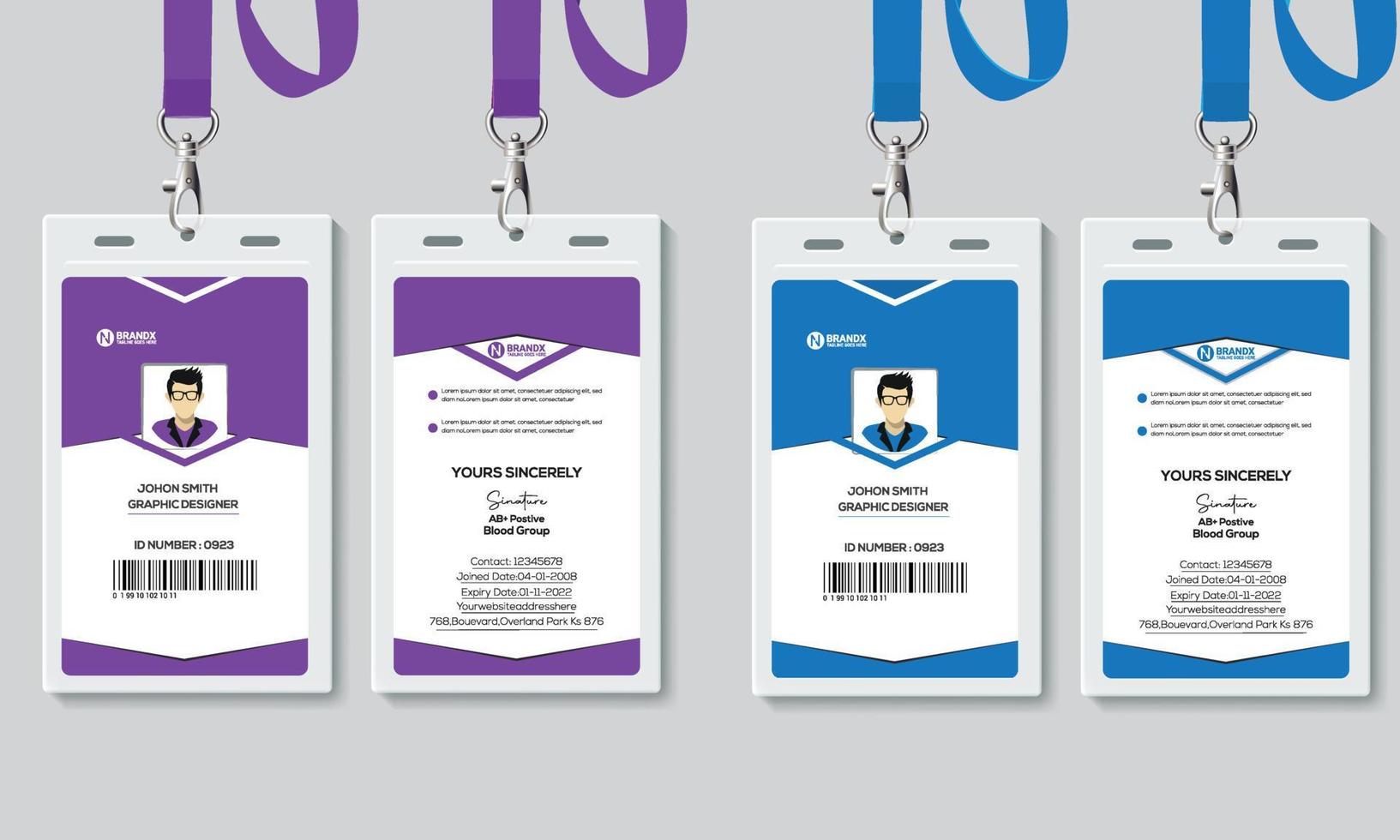 Modern Identity Employee Abstract professional, corporate ...
