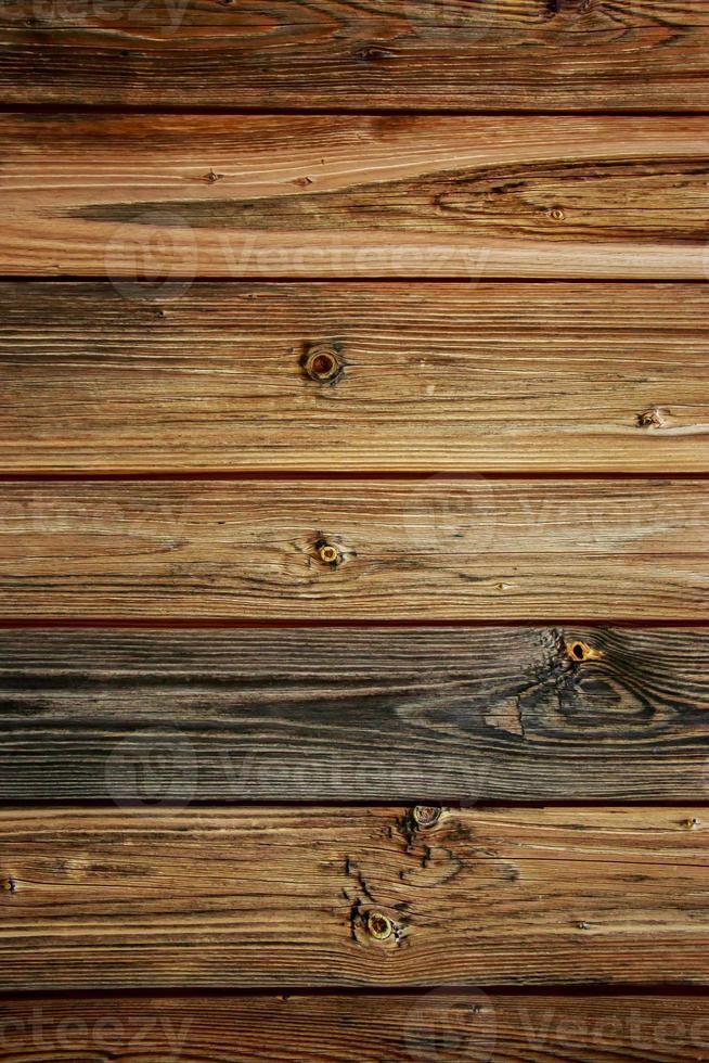 Wooden texture background. Old brown boards close up. Wood backdrop. photo