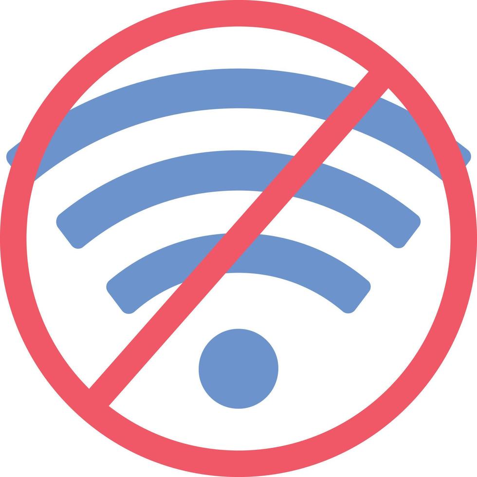 No Wifi Signal vector