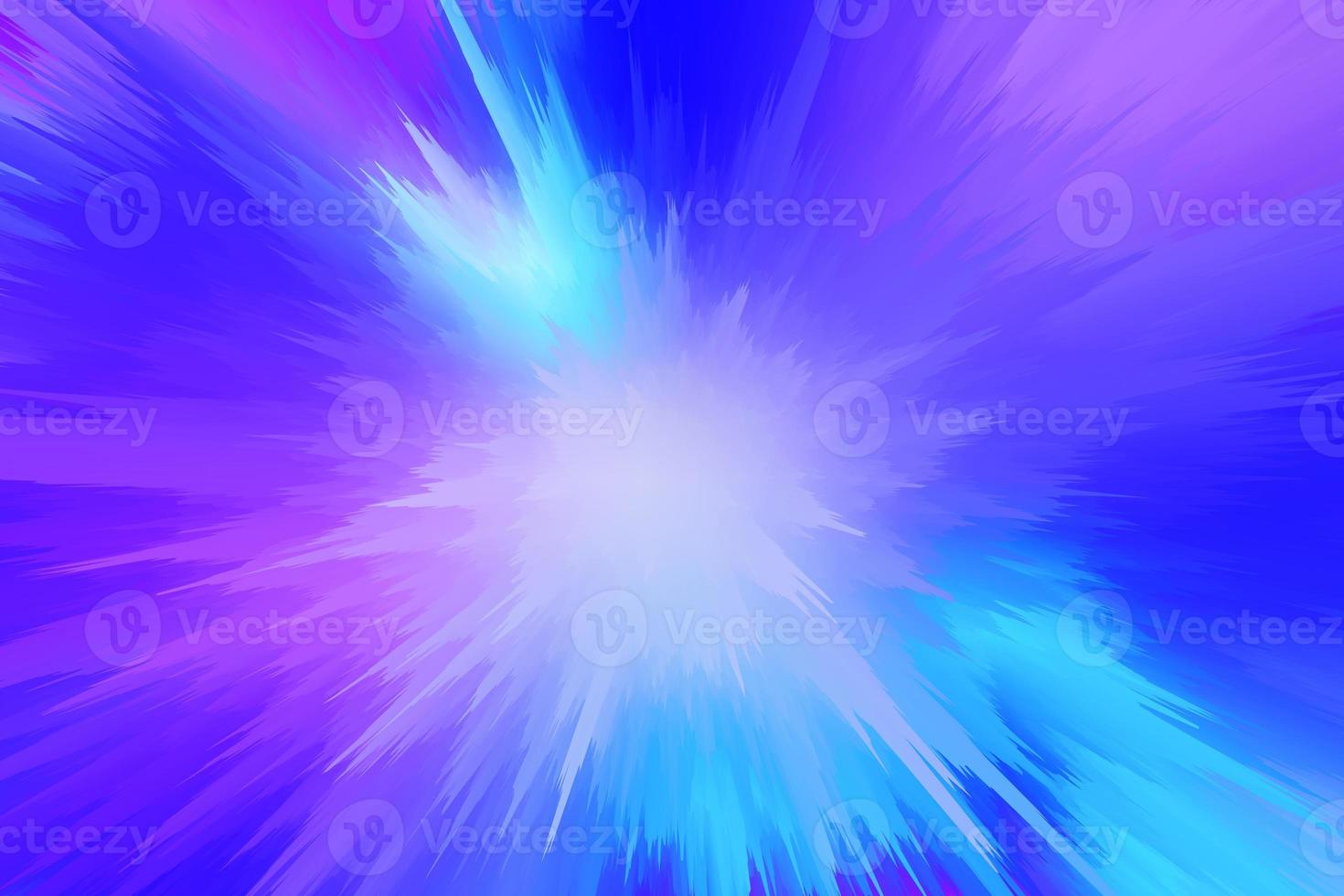 Speed of light 3d illustration. Abstract motion generative holographic blue gradient background. Stylish splash texture in the technology and futuristic style photo