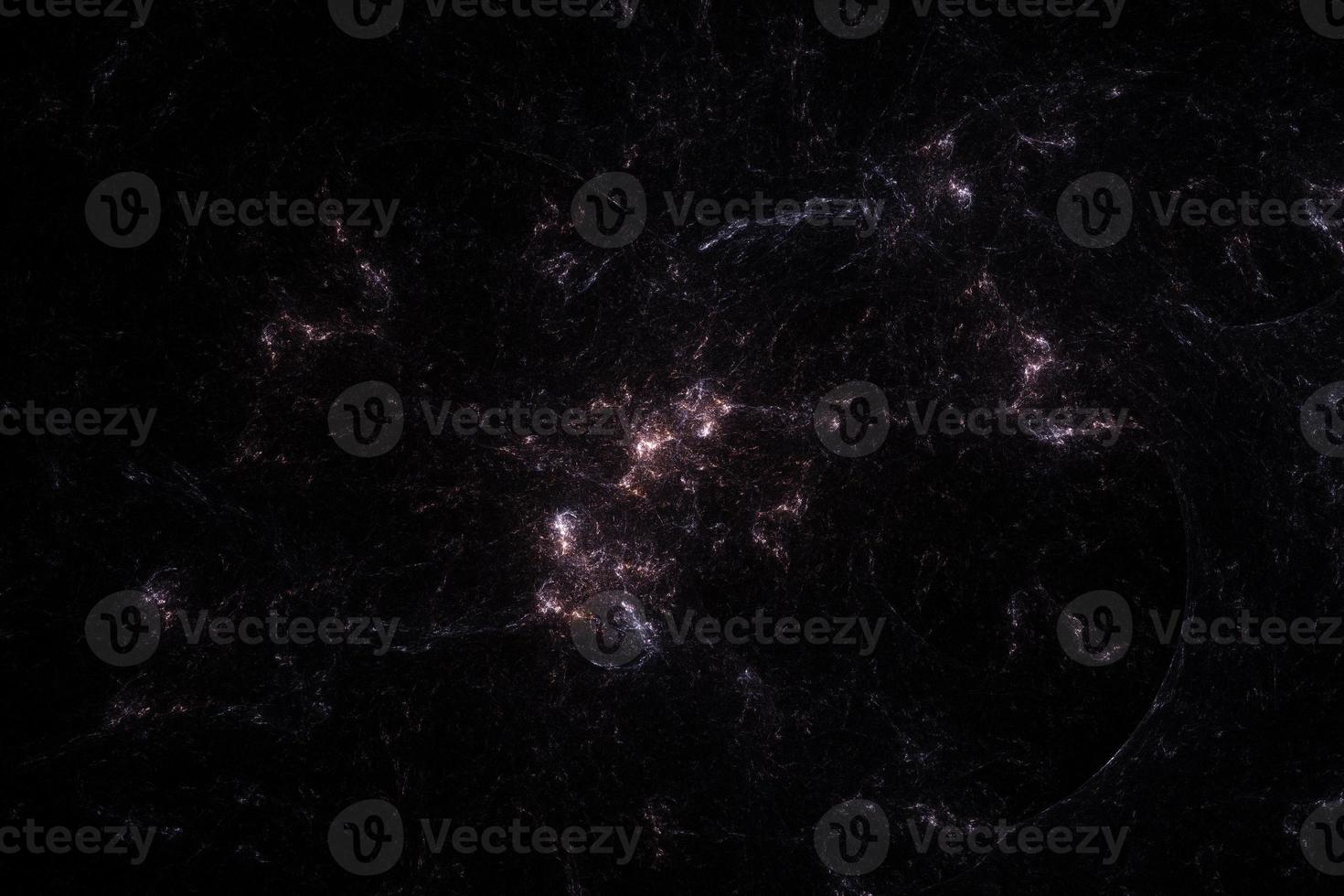 3d rendering illustration of the universe with endless stars and sky background photo