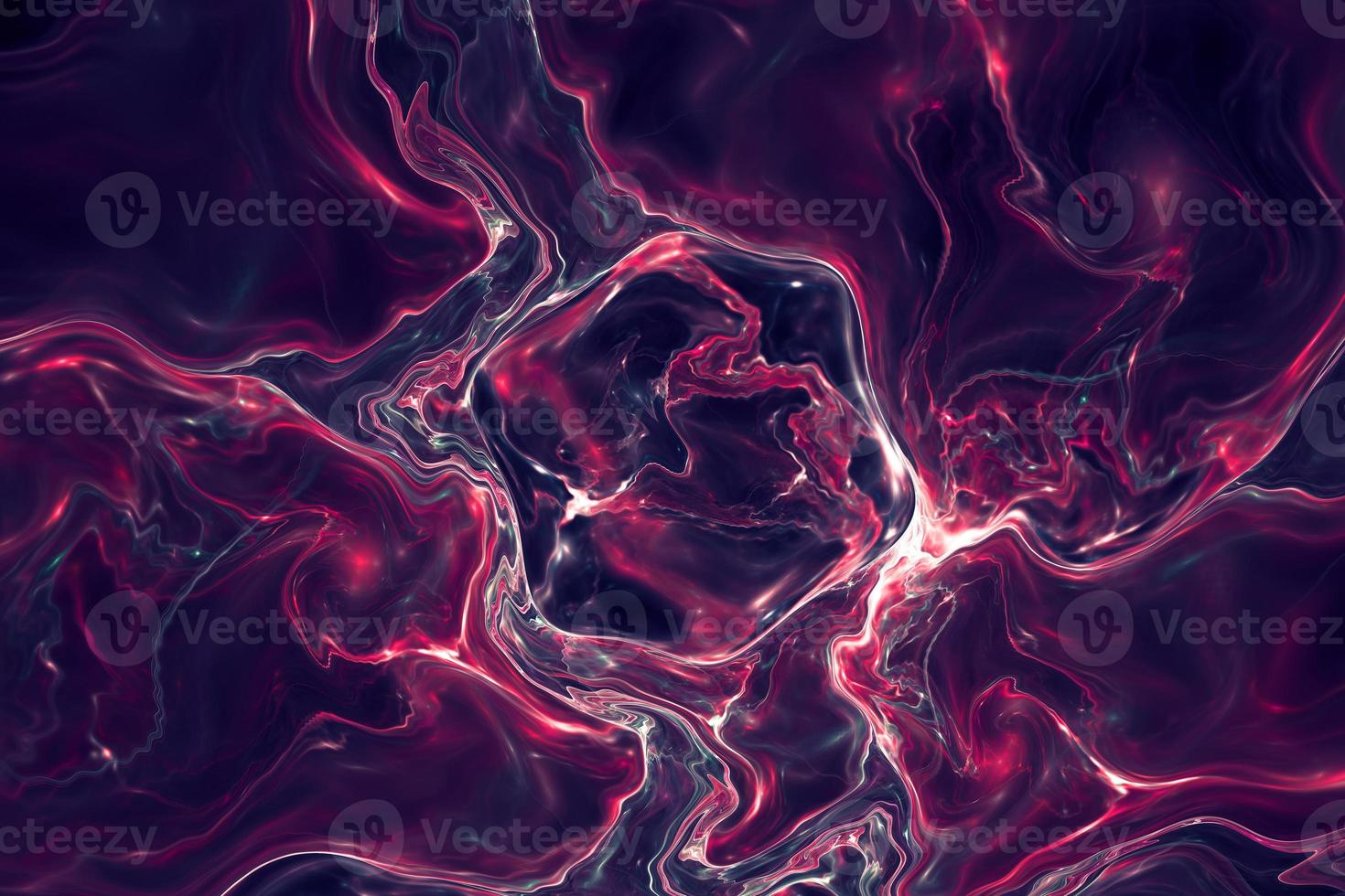 Abstract liquid swirl background in the tech and futuristic style. Fluid wave 3d rendering photo