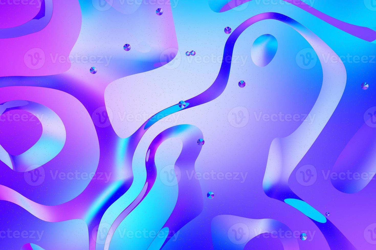 Nautical navy blue liquid gradient background. Trendy abstract fluid wallpaper 3d rendering photo