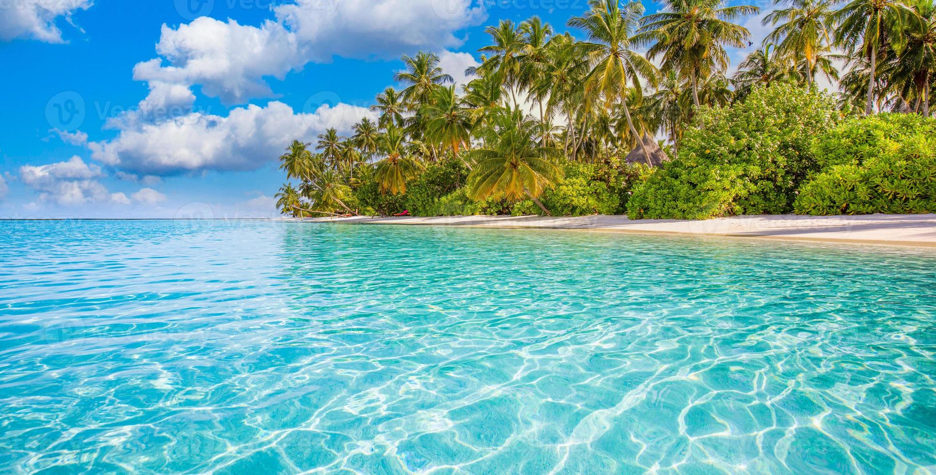 Summer beach scenery with flowers hi-res stock photography and