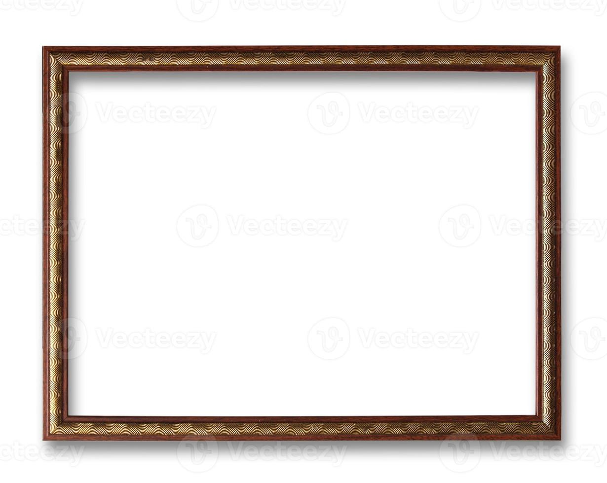 Antique Frame Isolated On White Background photo