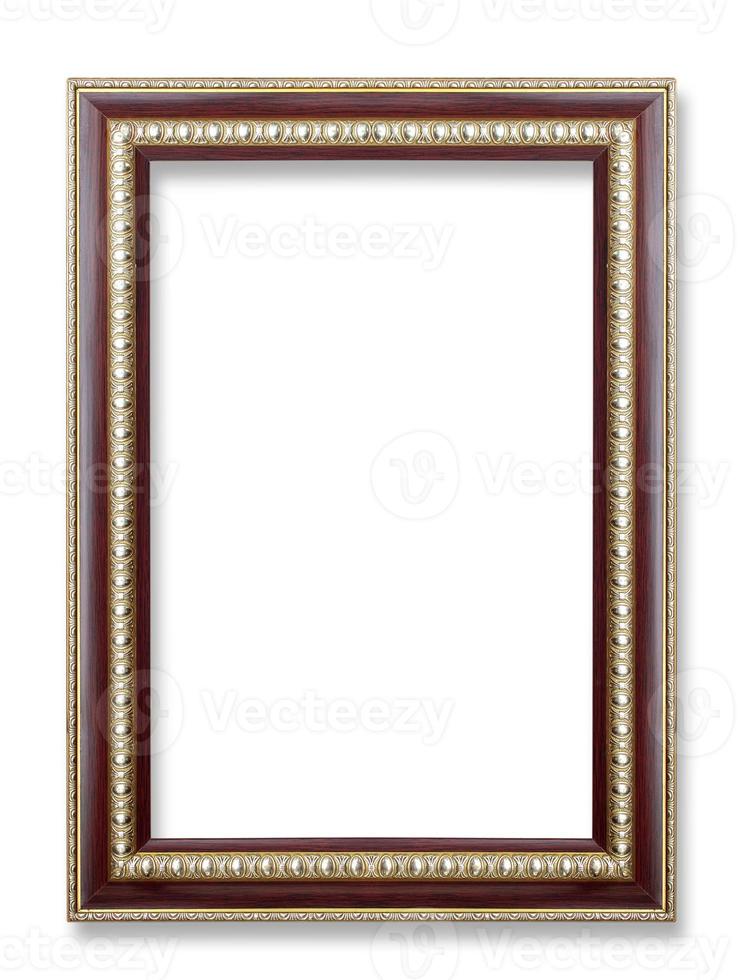 Antique Frame Isolated On White Background photo