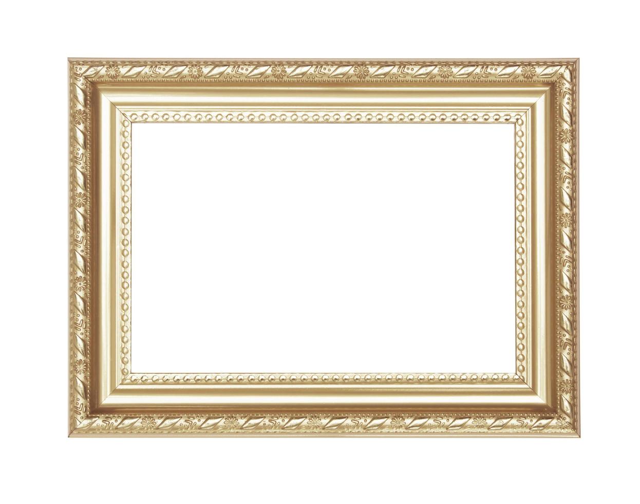 frame on the white background photo