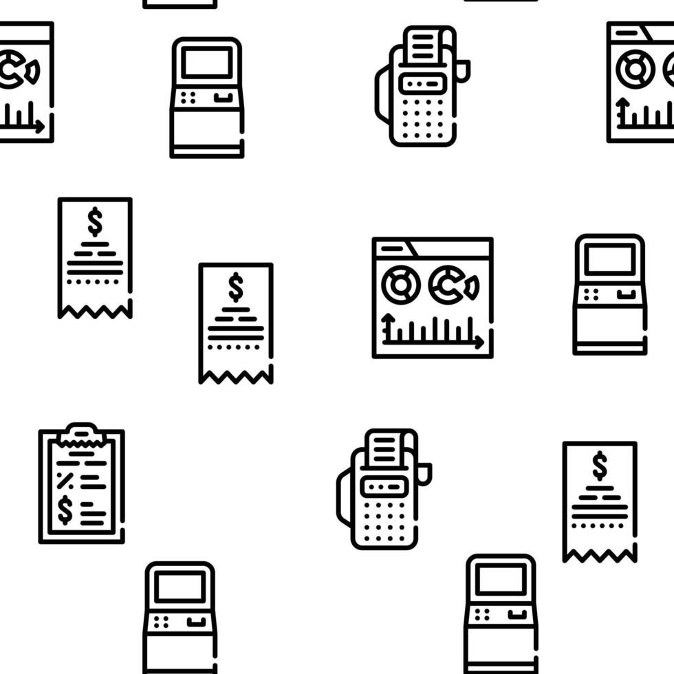 Accounting And Finance Vector Seamless Pattern