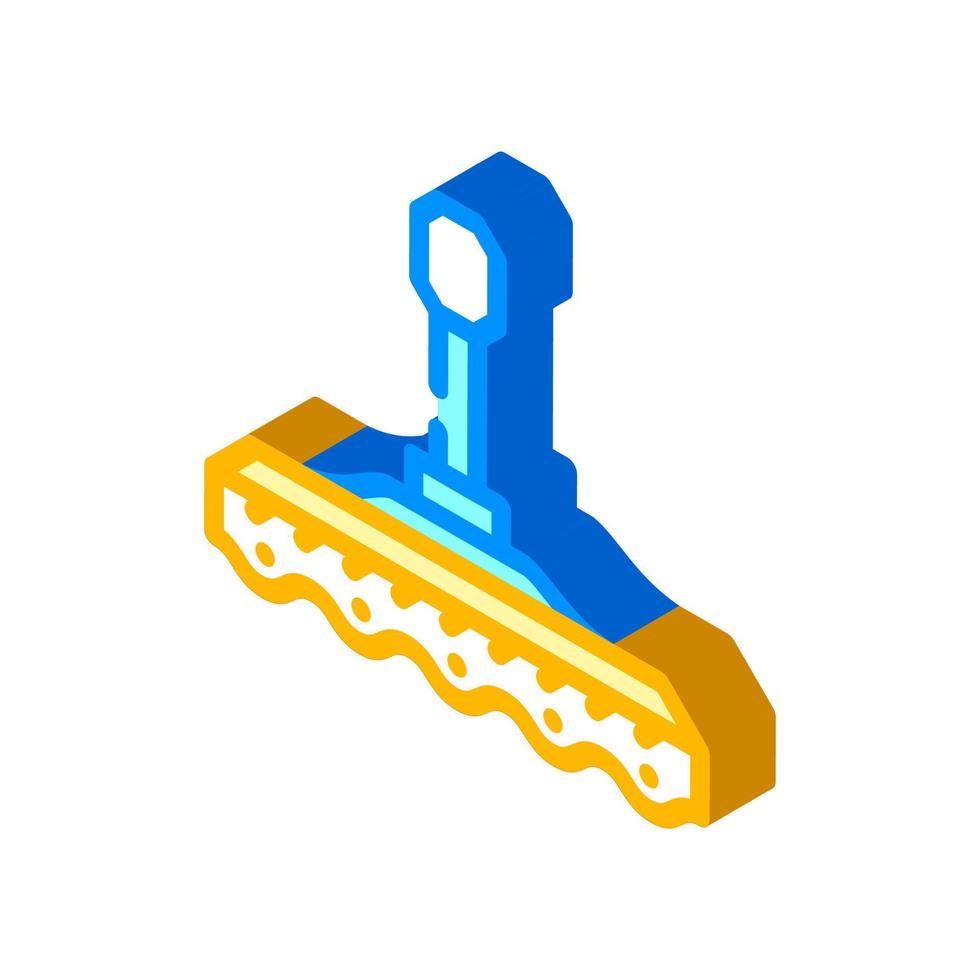 device nozzle for car polishing isometric icon vector illustration