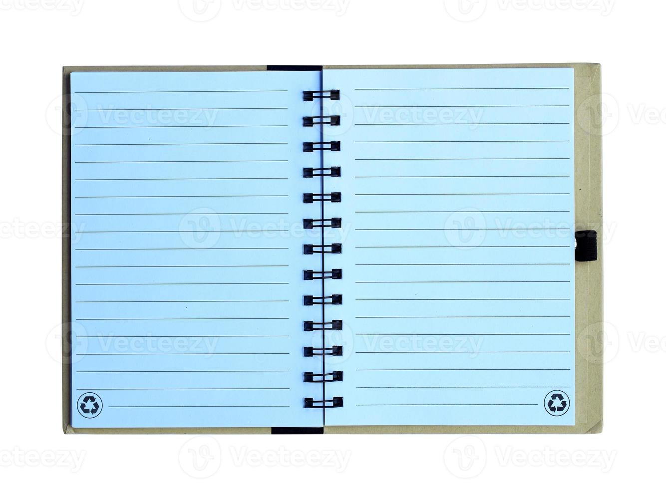 Note book isolated on white photo
