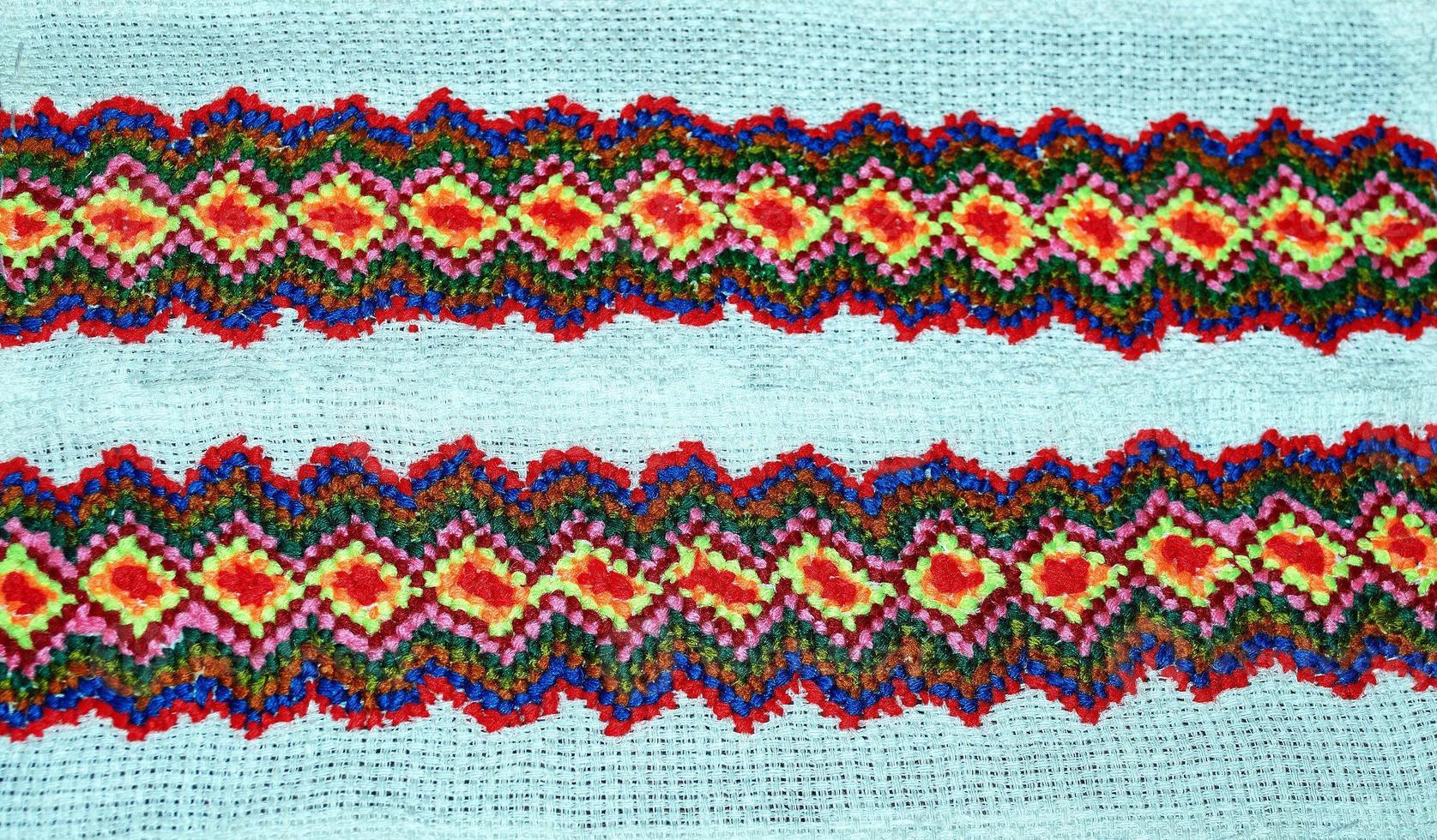 pattern embroidery thread photo