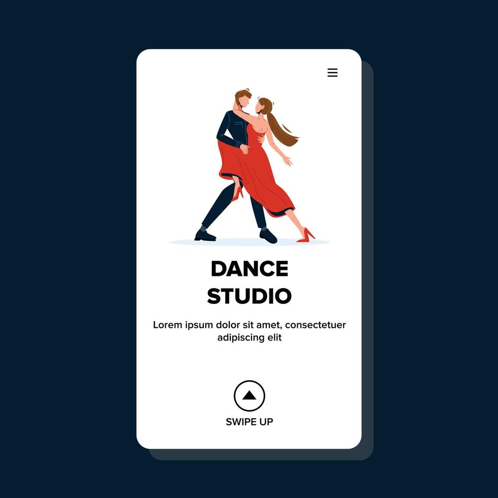 Dance Studio For Exercising And Repetition Vector