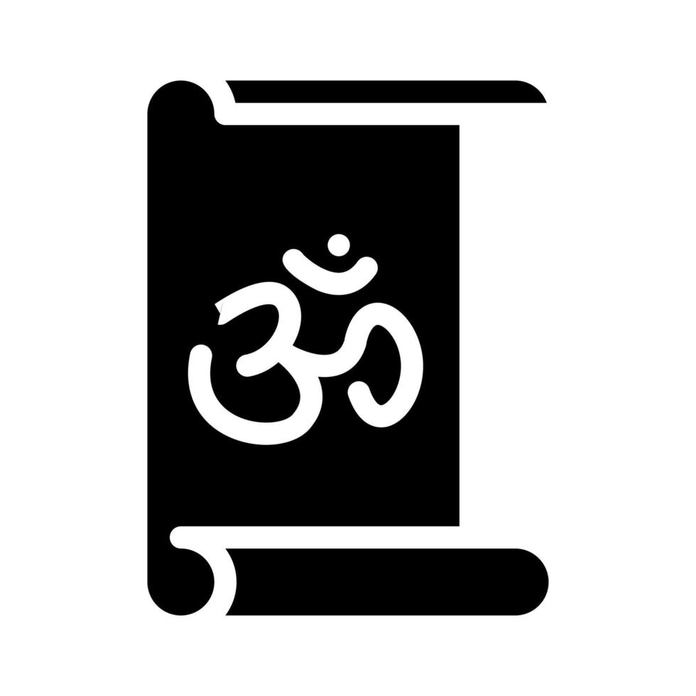 yoga training glyph icon vector illustration sign