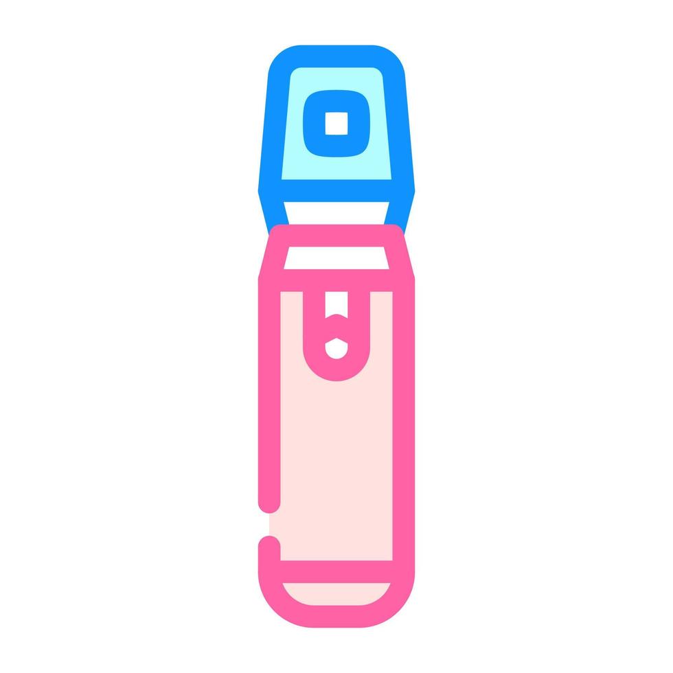 spray with perfume groomer color icon vector illustration