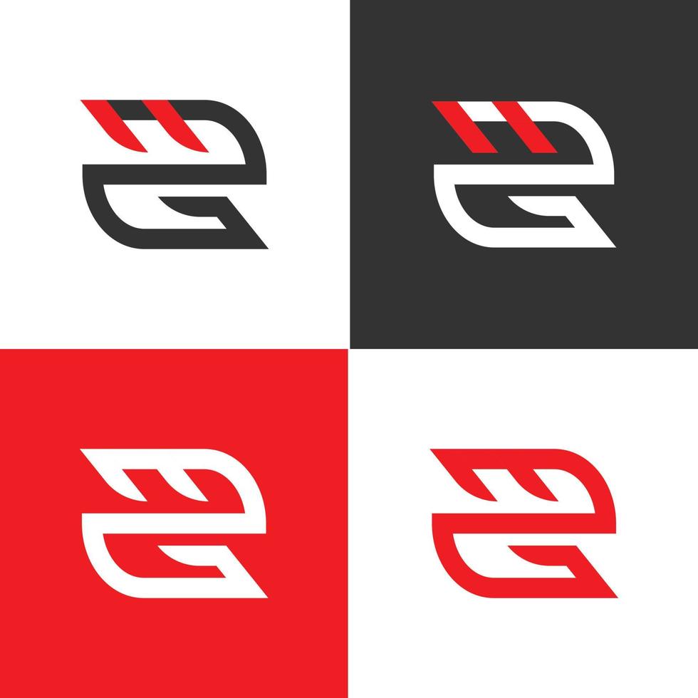 Geometric lettermark  with SFG letter logo design vector, business logo, icon shape logo, stylish logo template vector