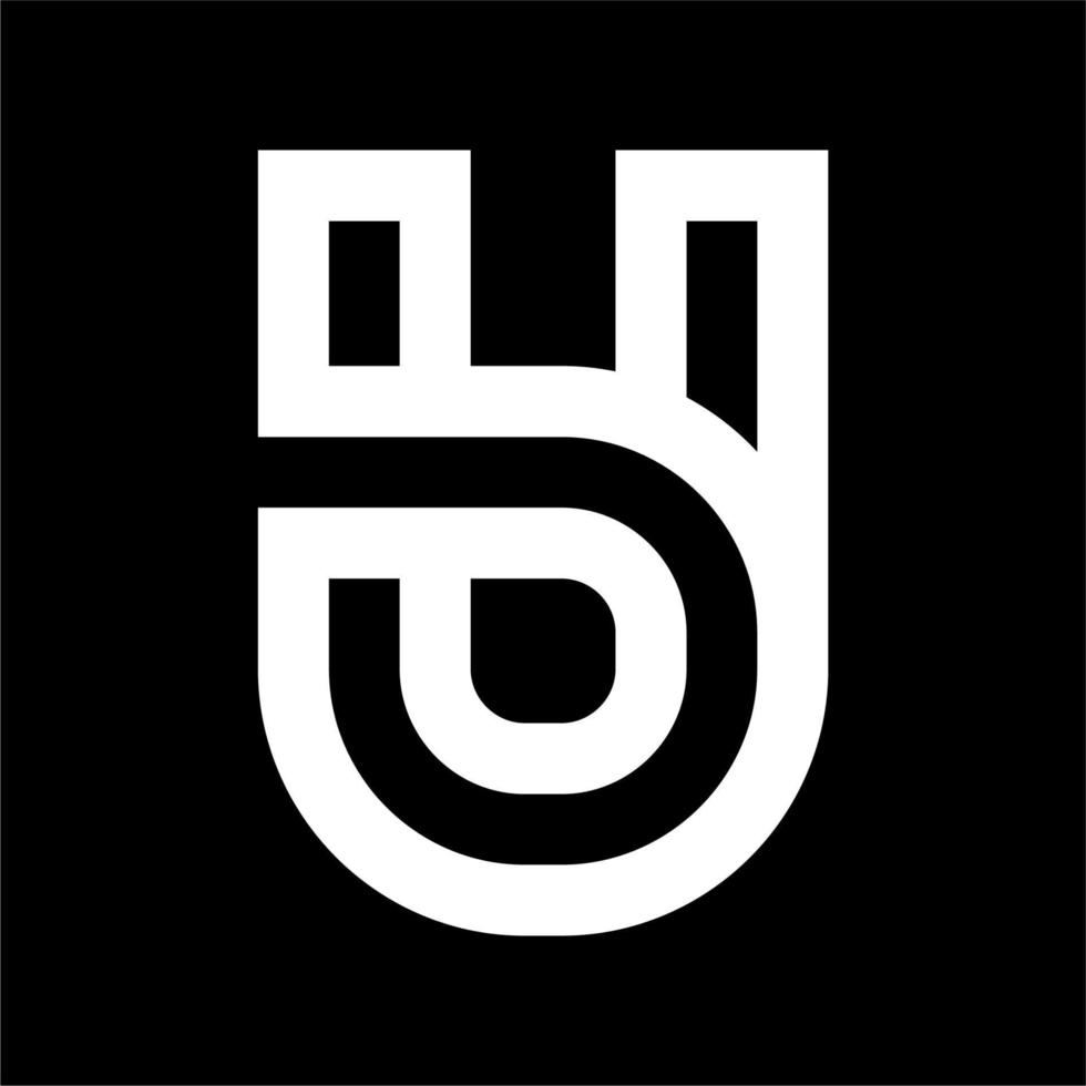 Monogram Logo Design Simple vector