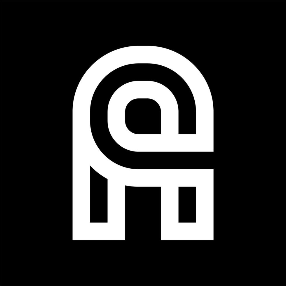 Monogram Logo Design Simple vector