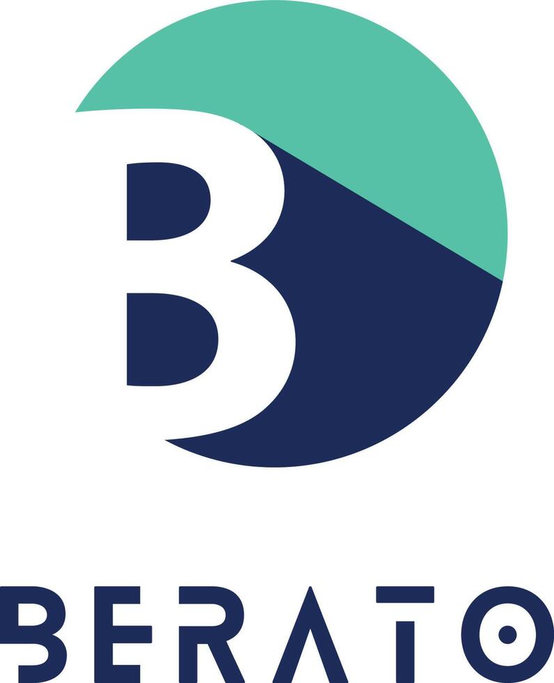 diseño de vector de plantilla de logotipo de charla de letra b