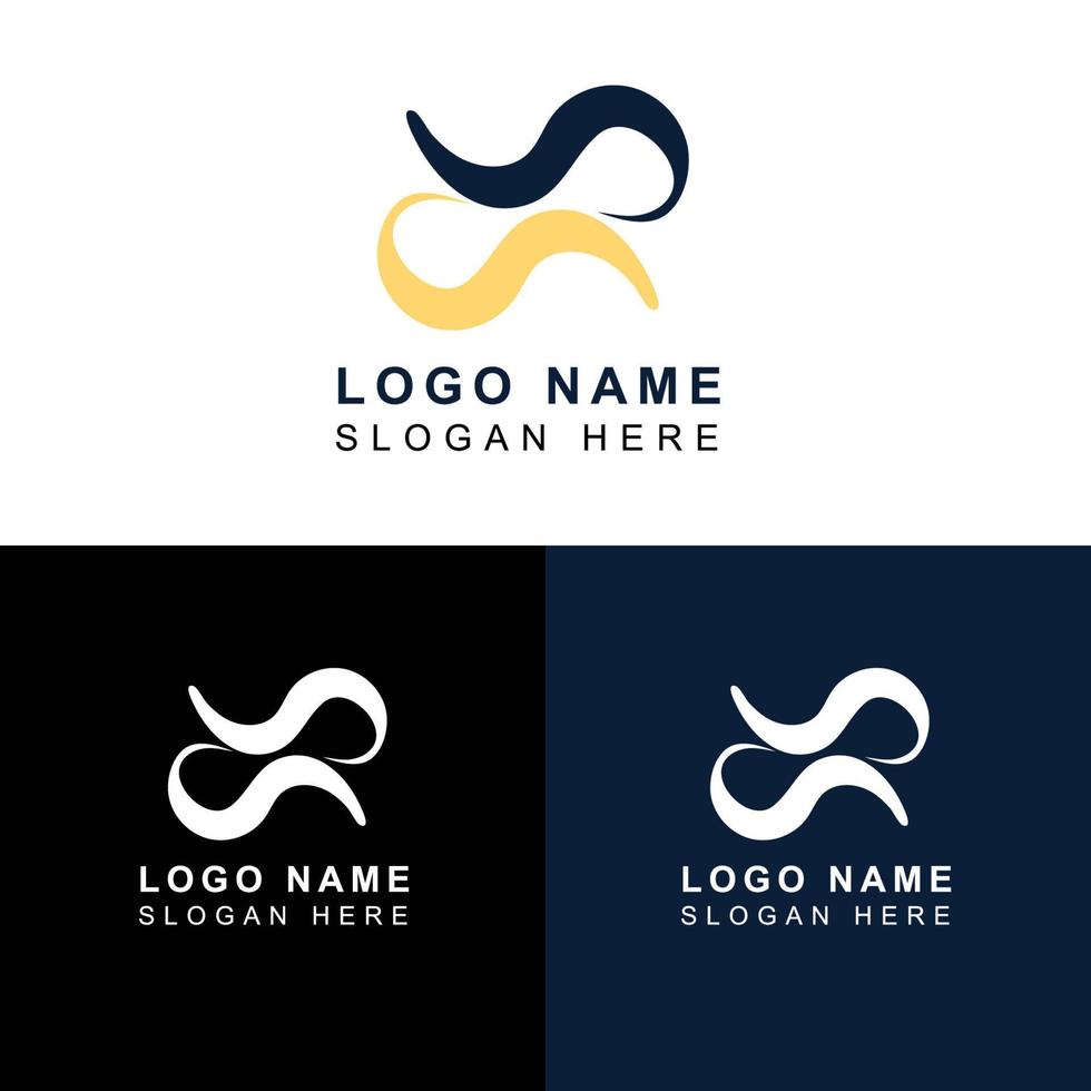 Brand name logo is perfect for your company or business vector