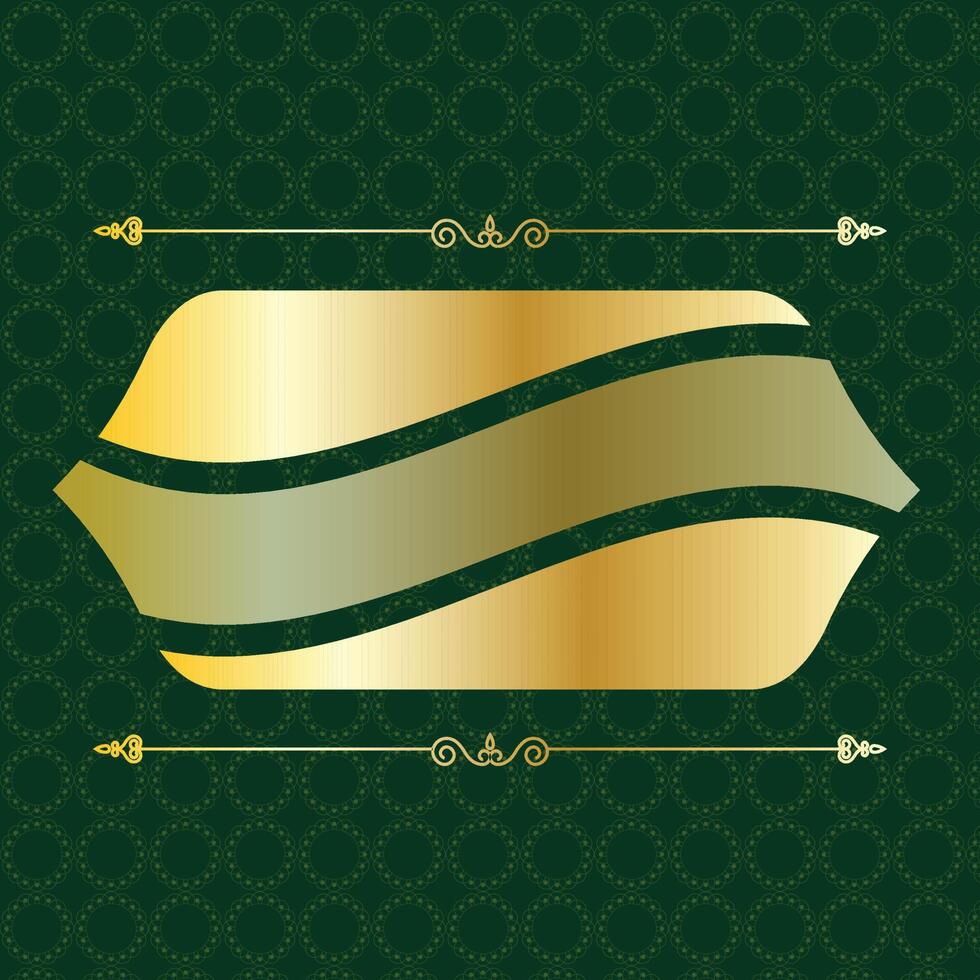 banner label gold luxury royal antique vintage menu plate board border victorian detailed vector