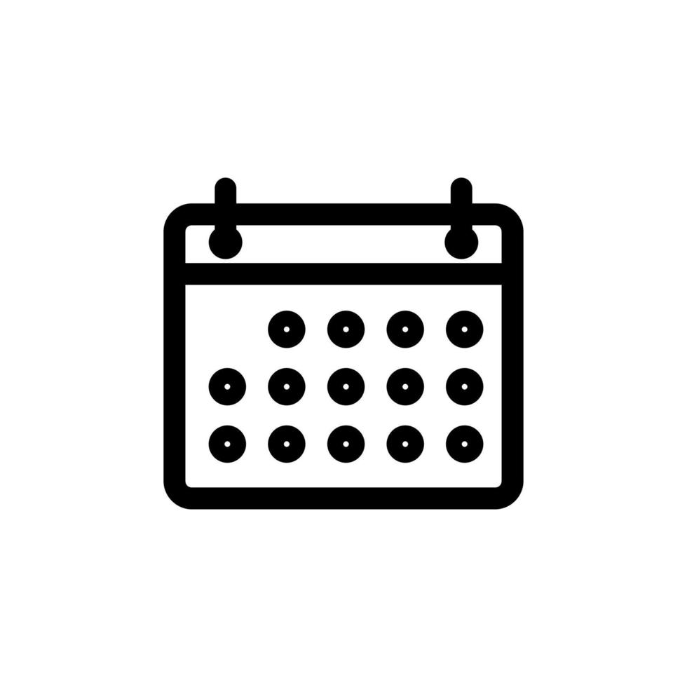 Calendar Schedule Schedule Icons Vector Illustration Logo Template