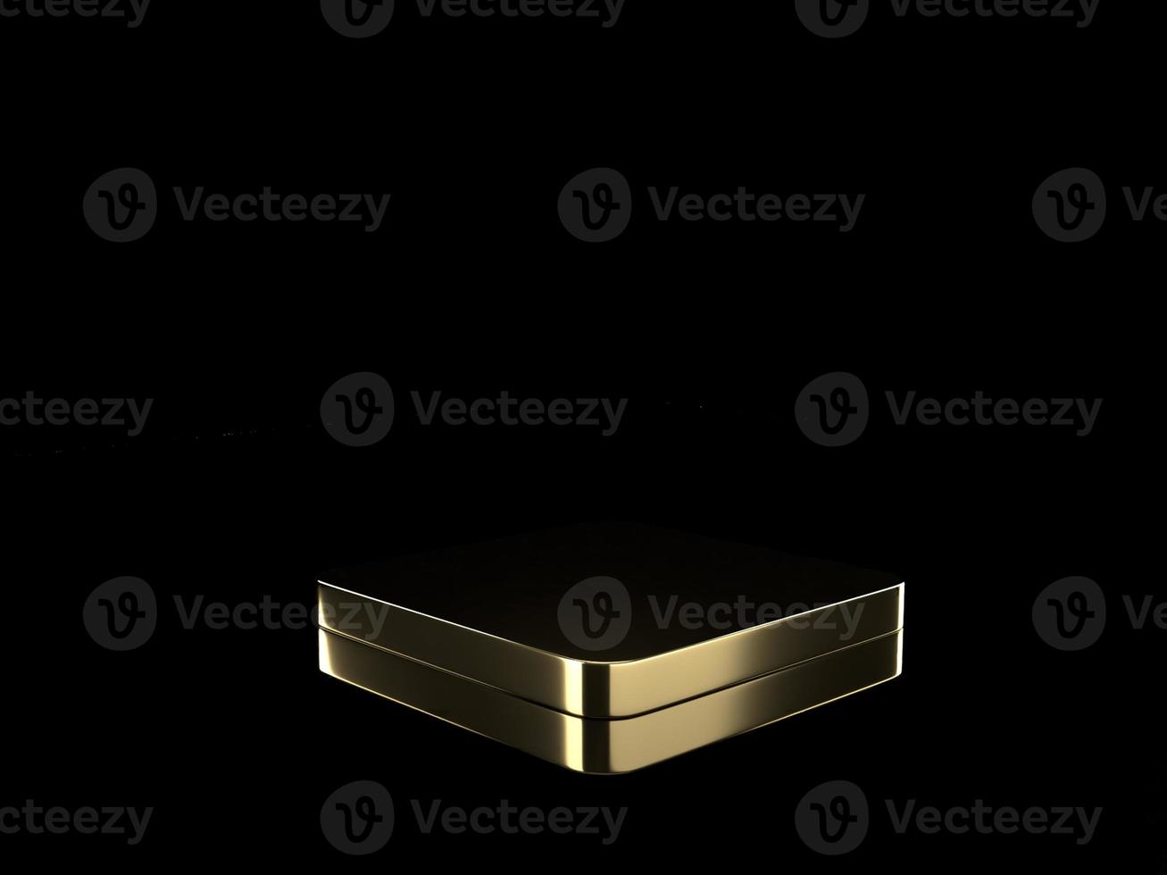 3D abstract render.Beauty products set for Cosmetic and skincare Packaging mockup luxurious design on black and gold background photo