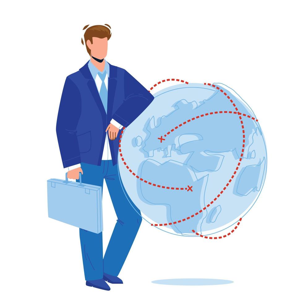 Global Business Managing Businessman Ceo Vector