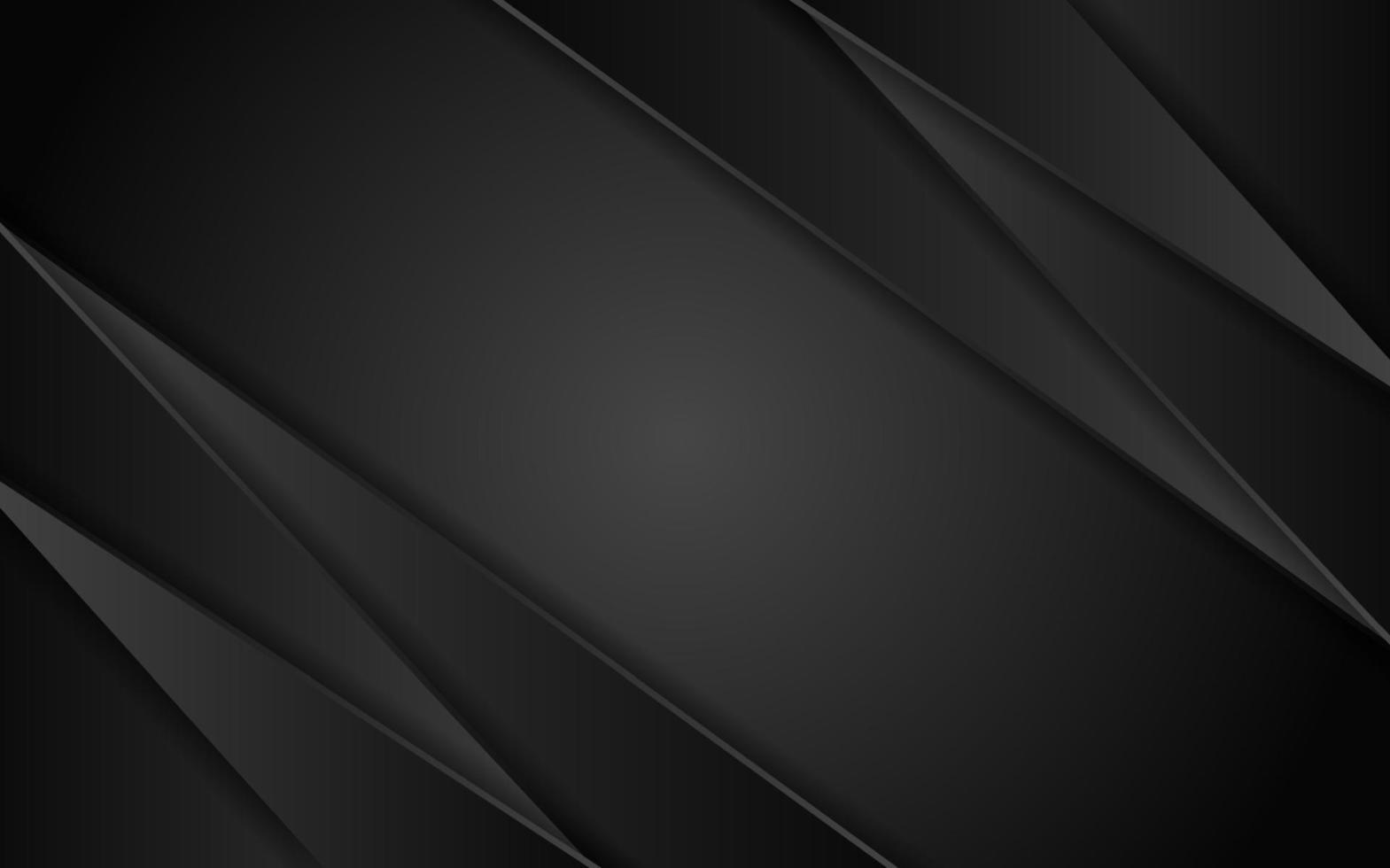 Abstract dynamic black background design vector