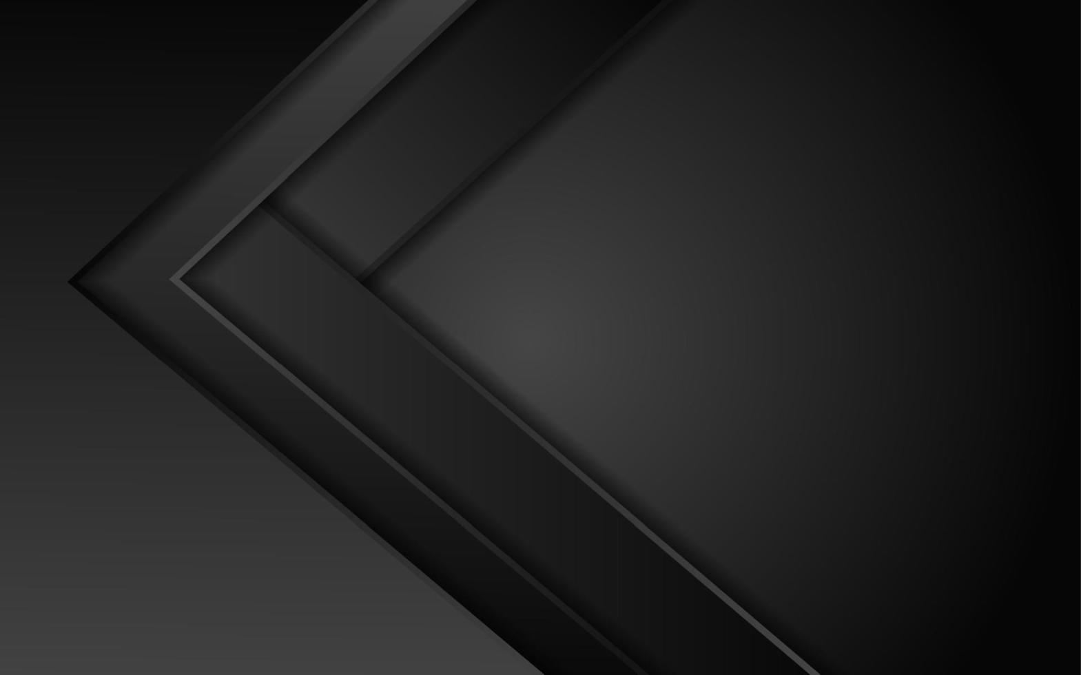 diseño de fondo negro dinámico abstracto vector