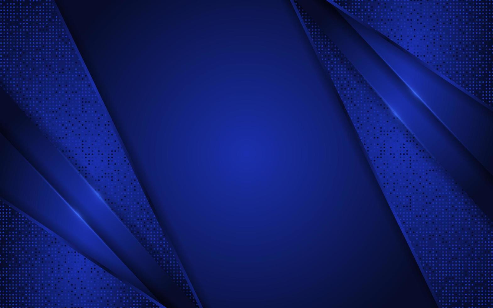 Abstract blue background with dynamic shape vector