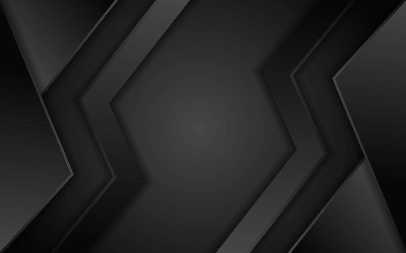 Abstract dynamic black background design vector