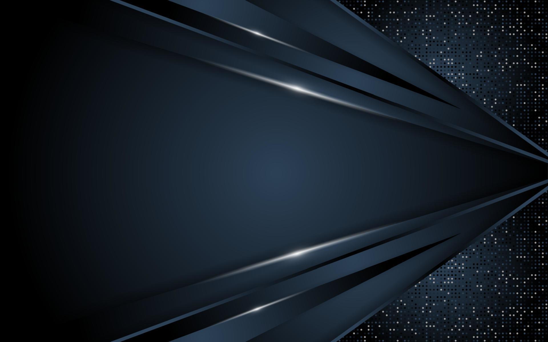 Realistic navy blue with silver line textured overlap layer background 8014667 Vector Art at