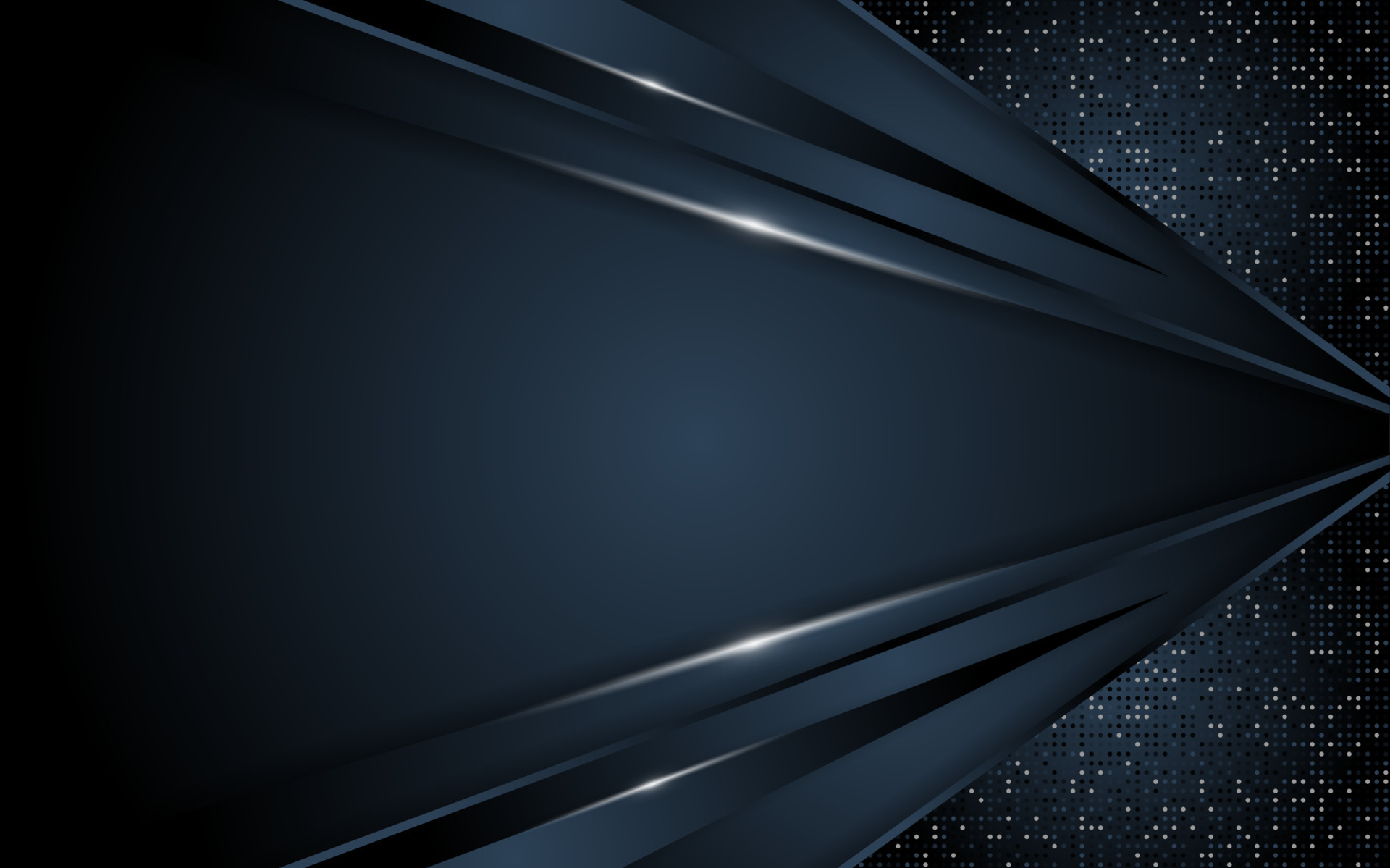 Realistic navy blue with silver line textured overlap layer background