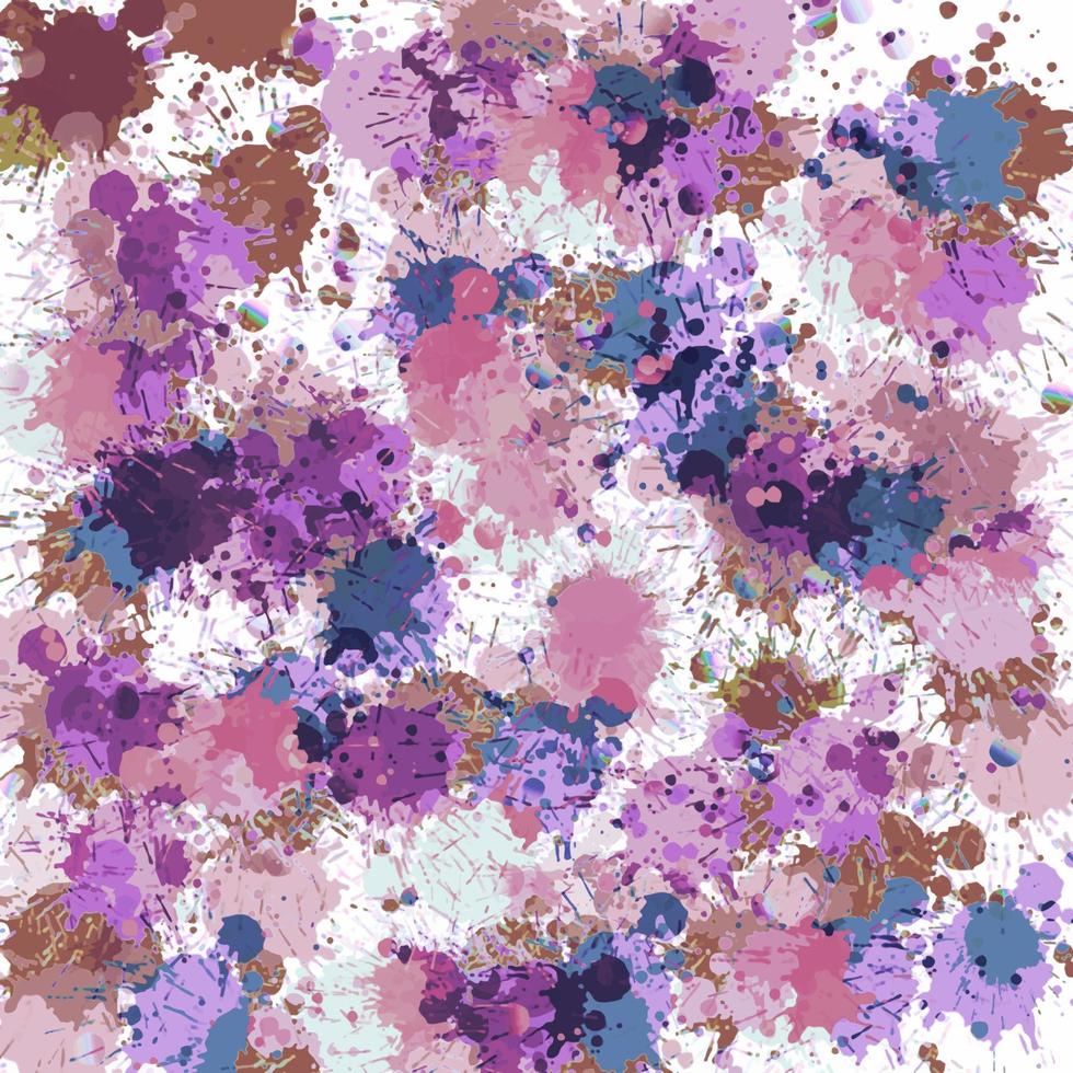 Abstract artistic Background with  colorful blots. Ink splattered background. vector