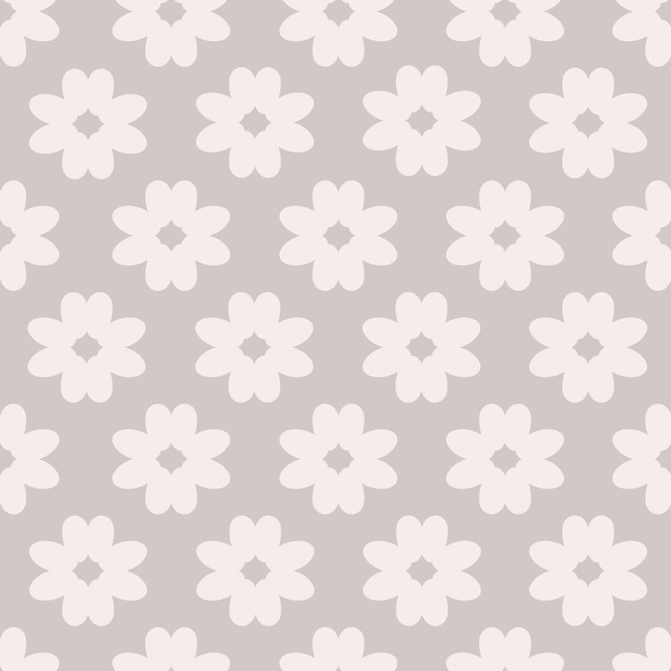 Abstract flower heads on grey vector