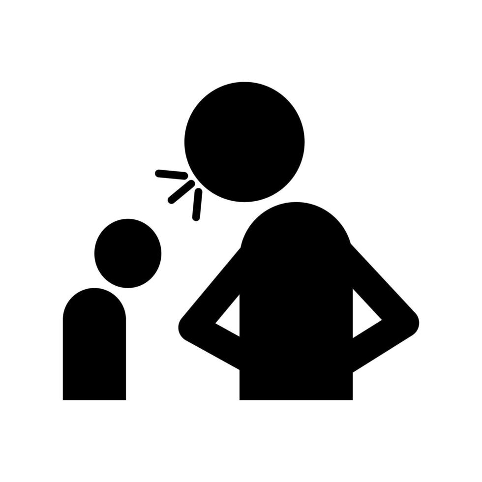 Vector of Scolding Icon