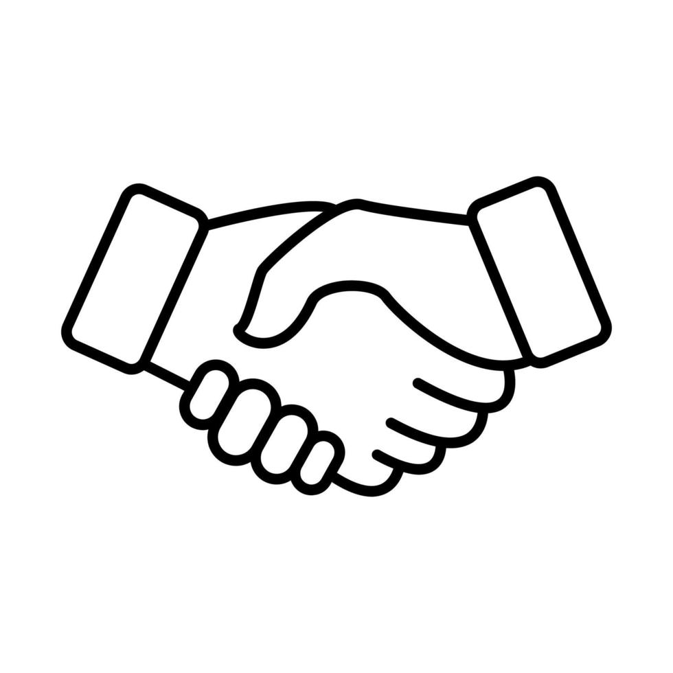 Vector of Handshake Icon. Deal Symbol